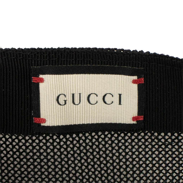 Buy Gucci Print Leather Baseball Hat 'White' - 426887 4HD93 9060